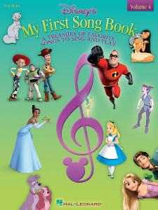 DISNEY My first songbook volume 4 - Easy piano (Piano Facile/Guitare/Chant)