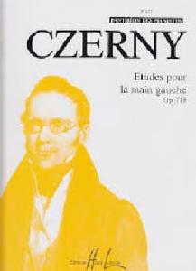 CZERNY - 24 études pour la main gauche Op.718