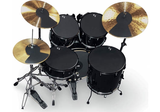 Vic Firth MUTEFUS20 (Pack Sourdines 10", 12", 2x14", 20", hi-hat et 2 cymbales)