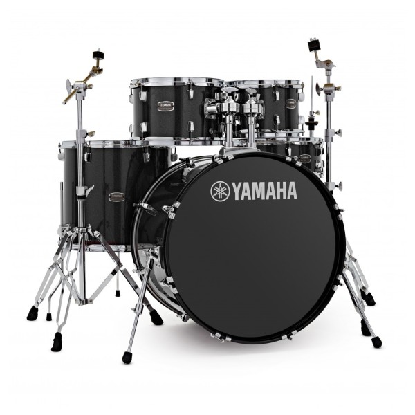 Occasion Yamaha RDP0F5 Rydeen Rock 20" 5 Fûts Black Glitter + Set Paiste