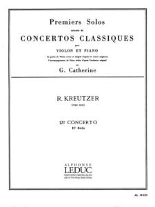 R.KREUTZER - 1er Solo du Concerto n° 13 POUR VIOLON ET PIANO