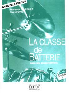 BOURSAULT / LEFEVRE - La classe de batterie dans les conservatoires cahier 3