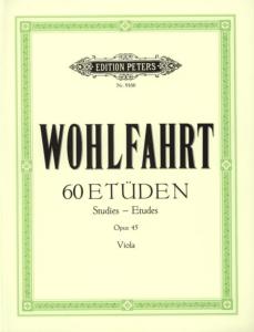 WOHLFAHRT - 60 études op. 45 - Alto Arr.Spindler