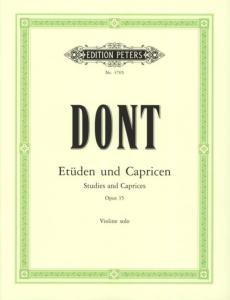 DONT - 24 Etudes et caprices op. 35 pour violon solo