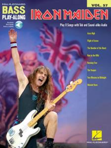 Iron Maiden - Bass Play-Along Volume 57 Guitare basse avec  audio en téléchargement