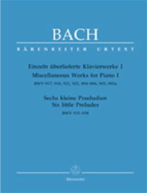 Bach - Pièces Volume 1 et 6 Petits Préludes et Fugues