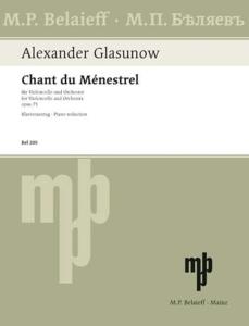 A.GLASUNOW - CHANT DU MENESTREL POUR VIOLON ET PIANO