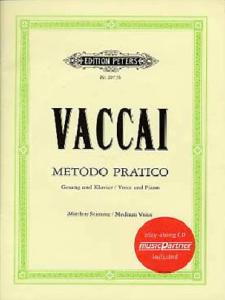 Nicola Vaccai - Méthode de Chant Pour Voix Moyennes avec CD