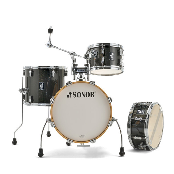 Sonor AQX Jungle 16" 4 Fûts Black Midnight Sparkle