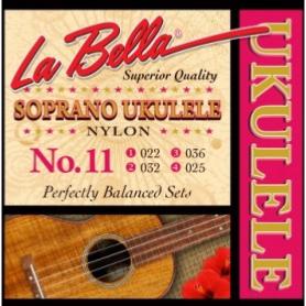 La Bella N°11 (Cordes Ukulélé Soprano)