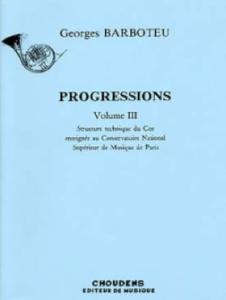 G.BARBOTEU - Progressions Vol.3 pour Cor