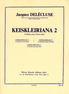 J.DELECLUSE - Keiskleiriana 2 / 12 Etudes pour Caisse-Claire