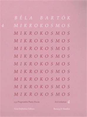 Béla BARTOK - Mikrokosmos Vol.4 pour piano