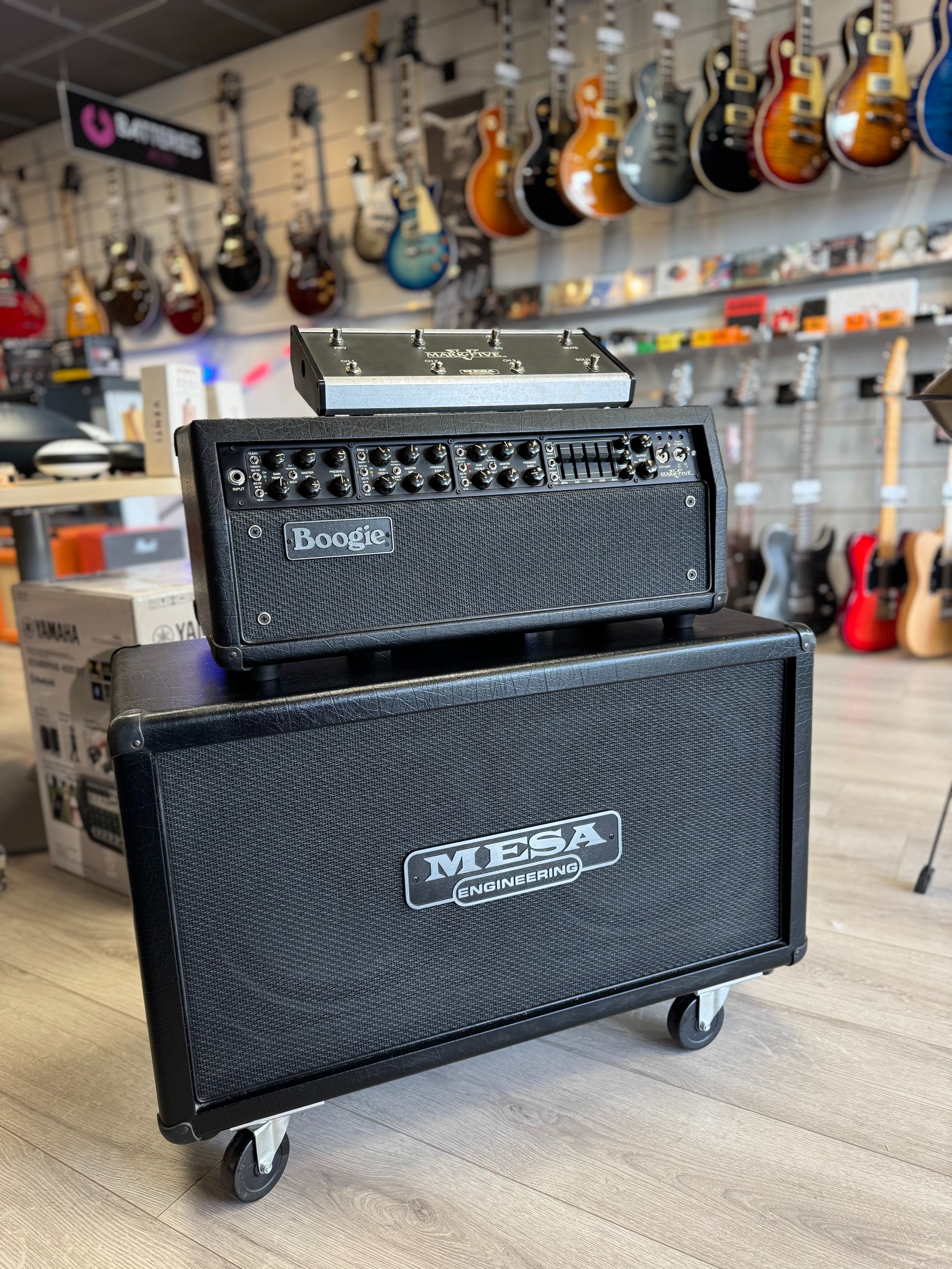 Occasion Mesa Boogie Mark V Head + Rectifier Cab 212 (Cabinet 2 x 12)