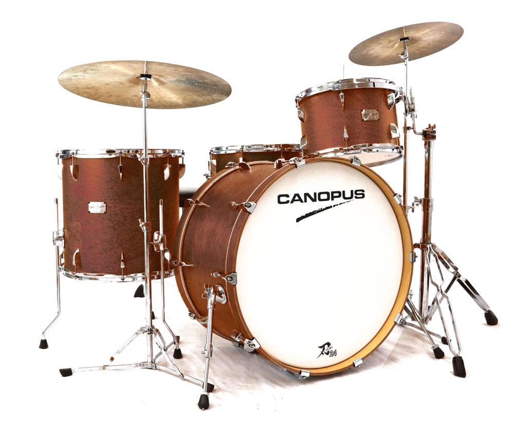 Canopus Yaiba II Groove Kit Antique Burst 4 Fûts (Japon)