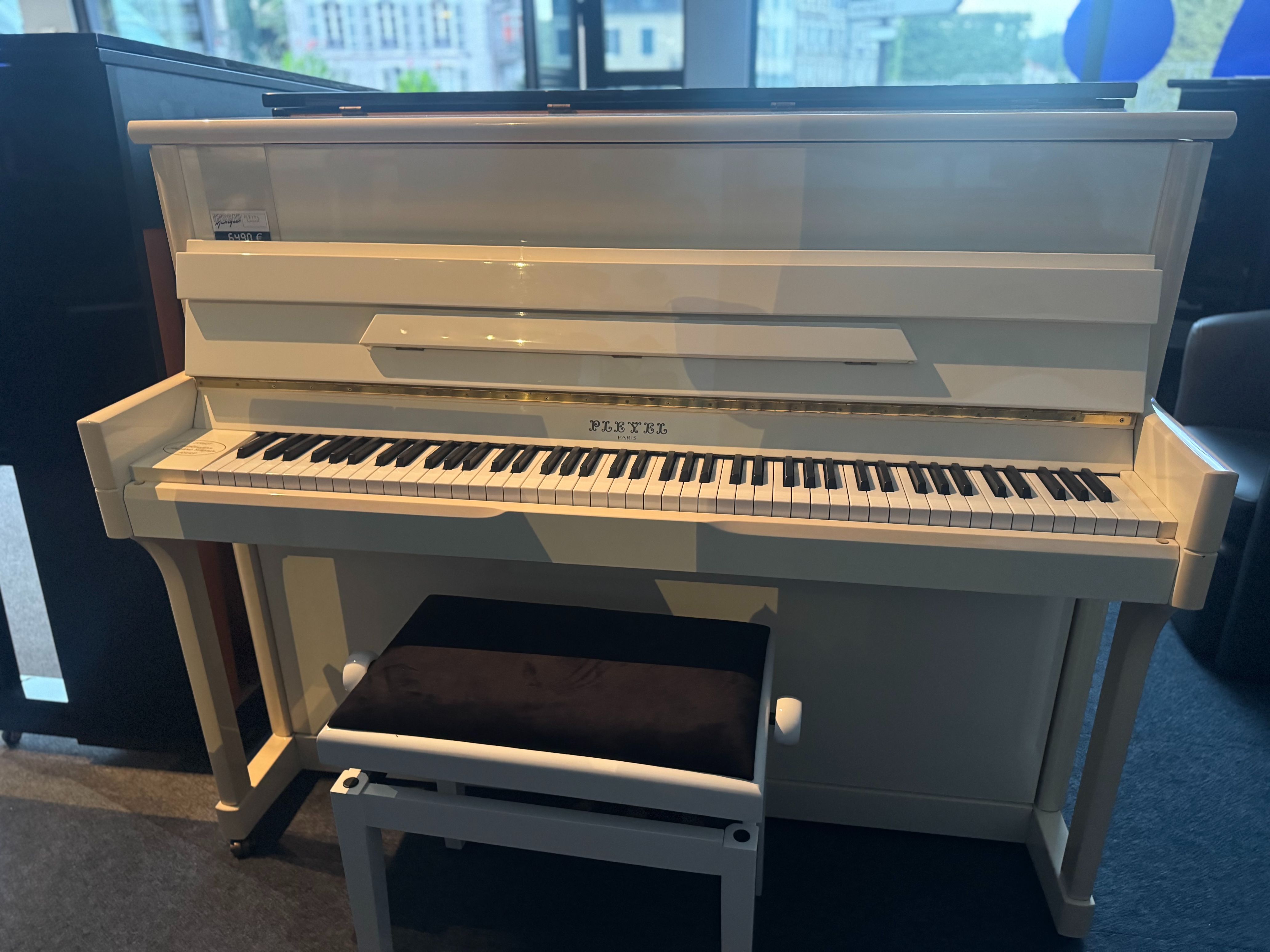 Occasion Pleyel-Schimmel Ivoire 100TH Anniversaire mort de Chopin (Piano Droit Allemand)