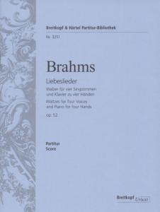 Johannes BRAHMS - Liebeslieder Walzer Opus 52 pour Choeurs et Piano 4 Mains