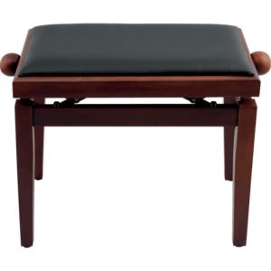Banquette Bois Noyer Satiné (Assise simili cuir)