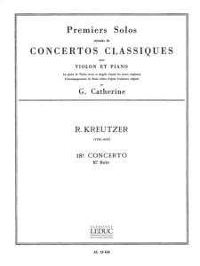 R.KREUTZER - 1er Solo du Concerto n° 18 POUR VIOLON ET PIANO
