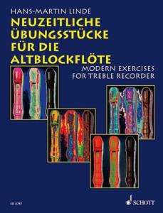 Hans-Martin Linde - Neuzeitliche Übungsstücke für Altblockflöte 