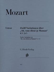 Mozart - 12 Variations sur Ah, vous Dirai-Je, Maman K 265 