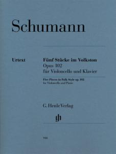 SCHUMANN - 5 Pièces Dans le Style Populaire Op. 102 POUR VIOLONCELLE ET PIANO