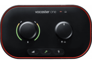 Focusrite VOCASTER-ONE (Carte Son Interface audio 1 entrée pour podcast)